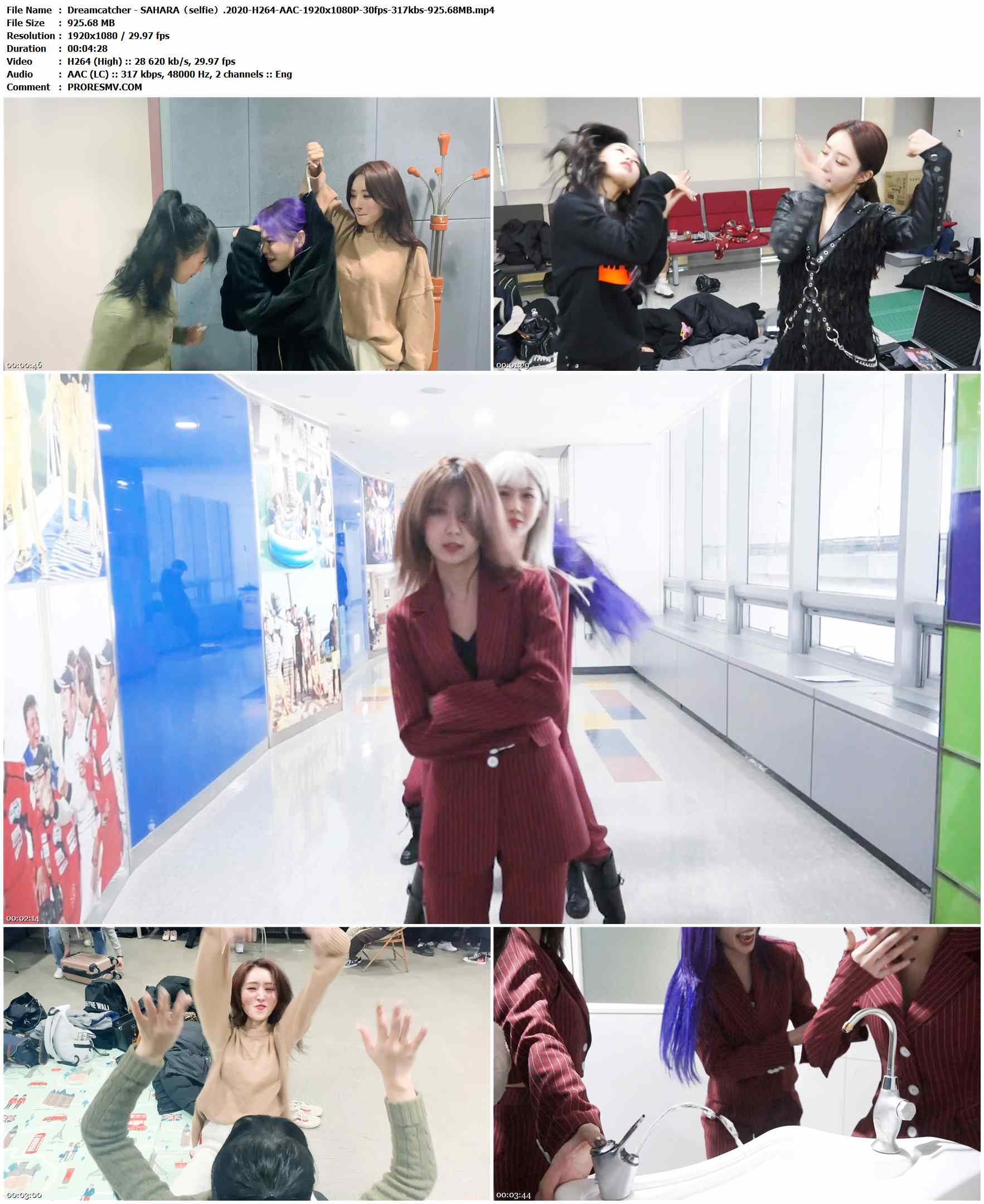 Dreamcatcher - SAHARA（selfie）.2020-H264-AAC-1920x1080P-30fps-317kbs-925.68MB官方MV_高清MV
